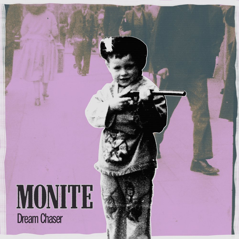 Dream Chaser EP artwork — a child in a flat cap holding a toy gun